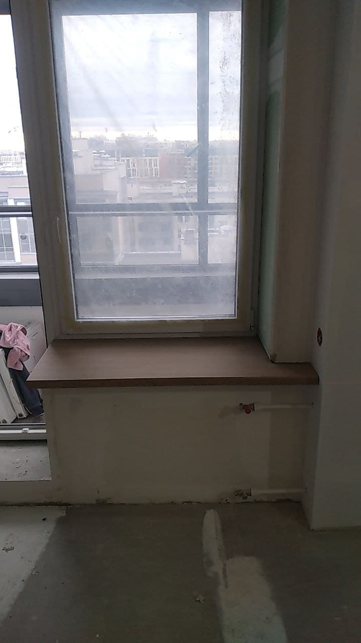 Установка подоконников из ЛДСП в СПб, пр. Большой Сампсониевский